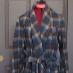 Vintage wool bathrobe